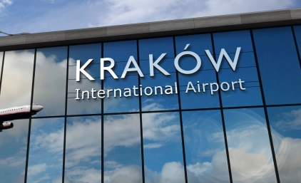 Kraków Airport. Budynek lotniska w Krakowie